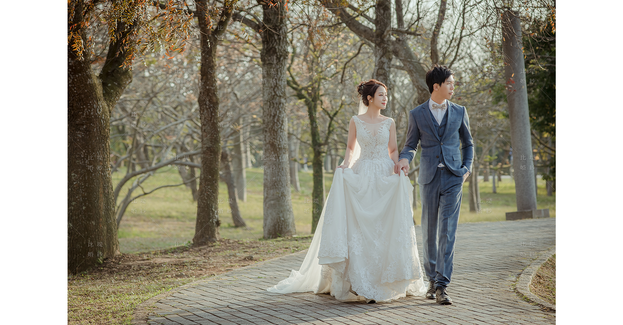比堤婚紗 推薦新人：Mr. Wang＆Mrs. Lai 白紗漫步