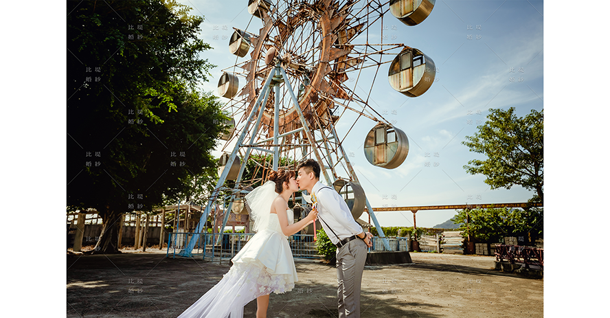 我的夢幻婚紗 推薦 比堤婚紗 推薦客人：喬宇＆莘媛 前短後長白紗