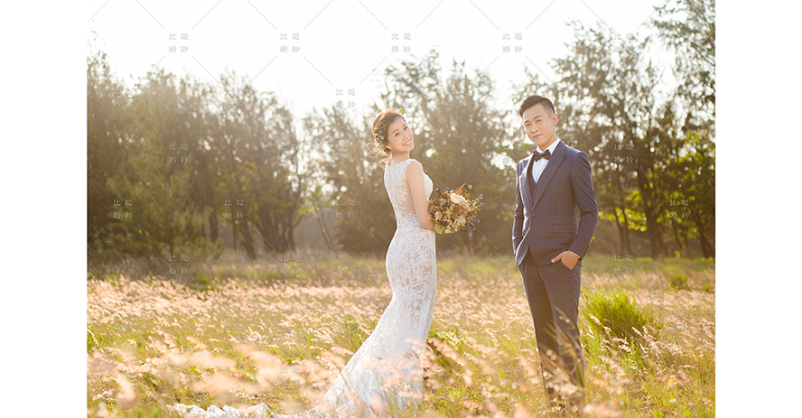 婚宴禮服 推薦 比堤婚紗 推薦客人：建霖＆妍雯 愛在線西