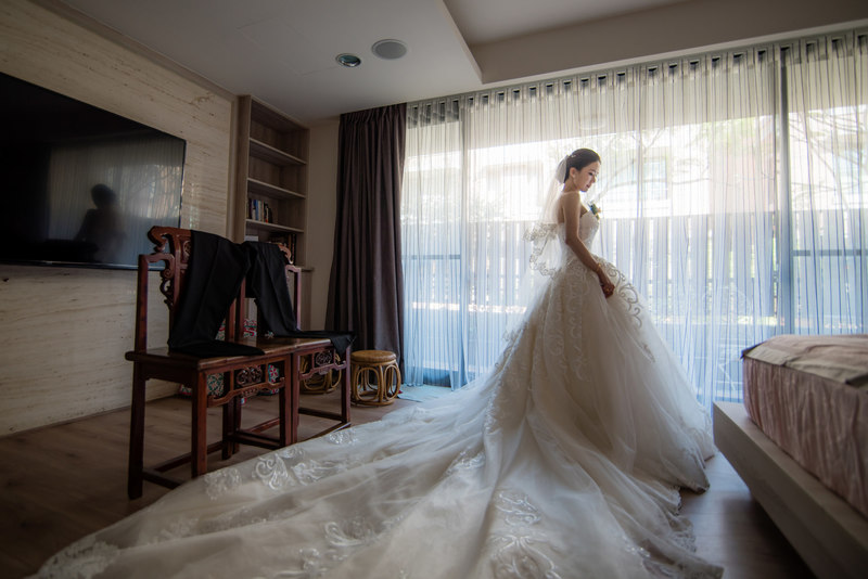 比堤婚紗 推薦新人：Ann Chiu 婚禮紀錄 窗景