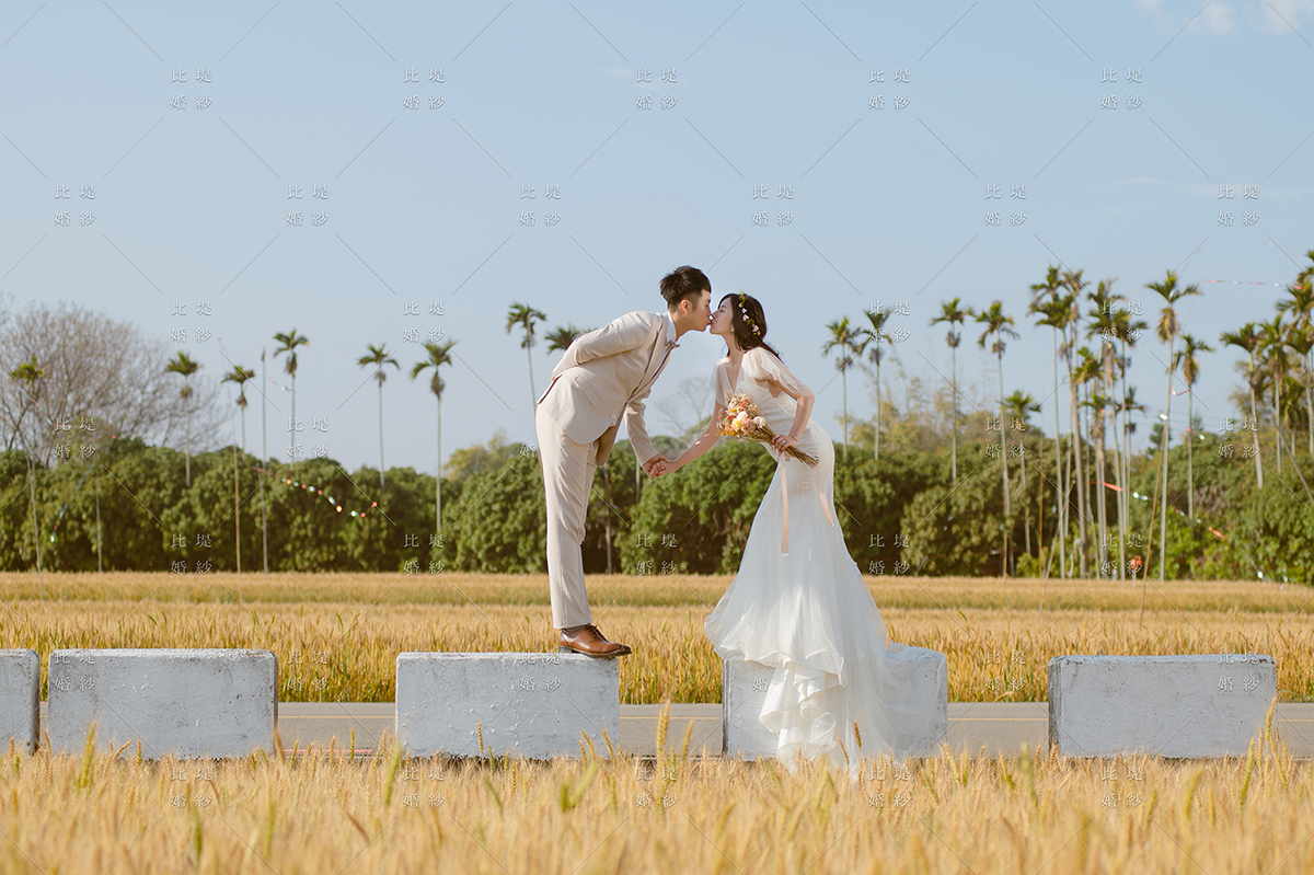 婚紗 拍攝 推薦 比堤婚紗 推薦客人：冠廷＆昀庭 大雅麥田