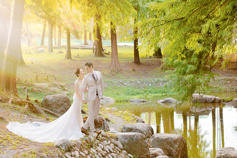 宜蘭旅拍 推薦 比堤婚紗 推薦客人：忠源＆芳琪 宜蘭落羽松