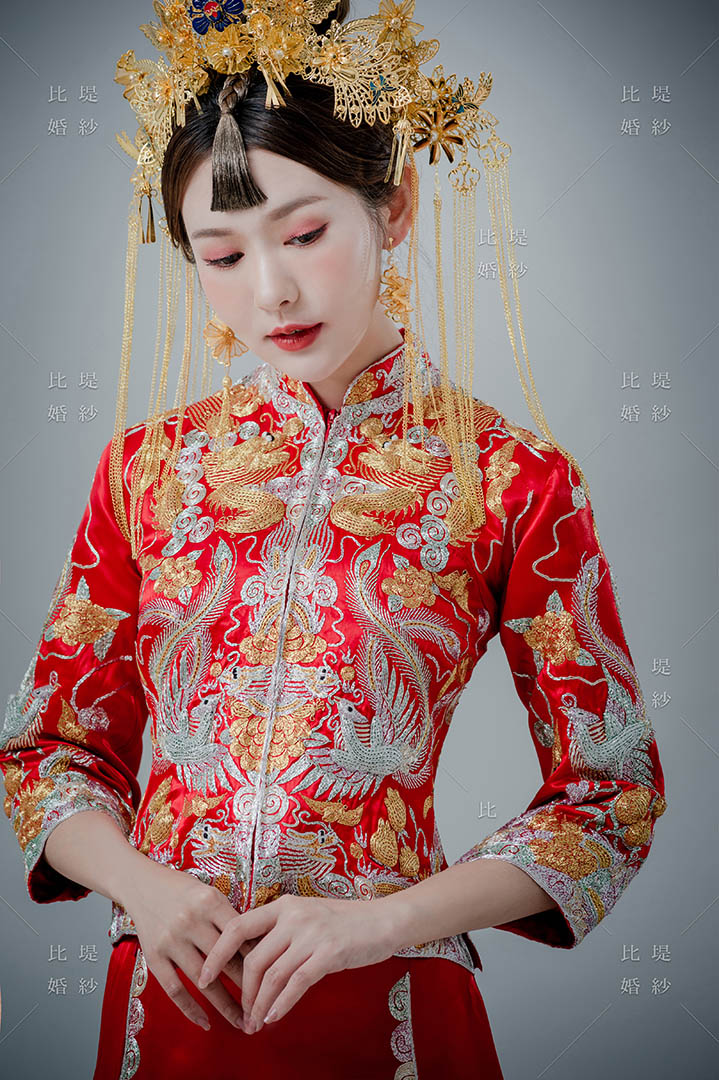 婚紗禮服 推薦 台中婚紗 比堤婚紗 中式禮服