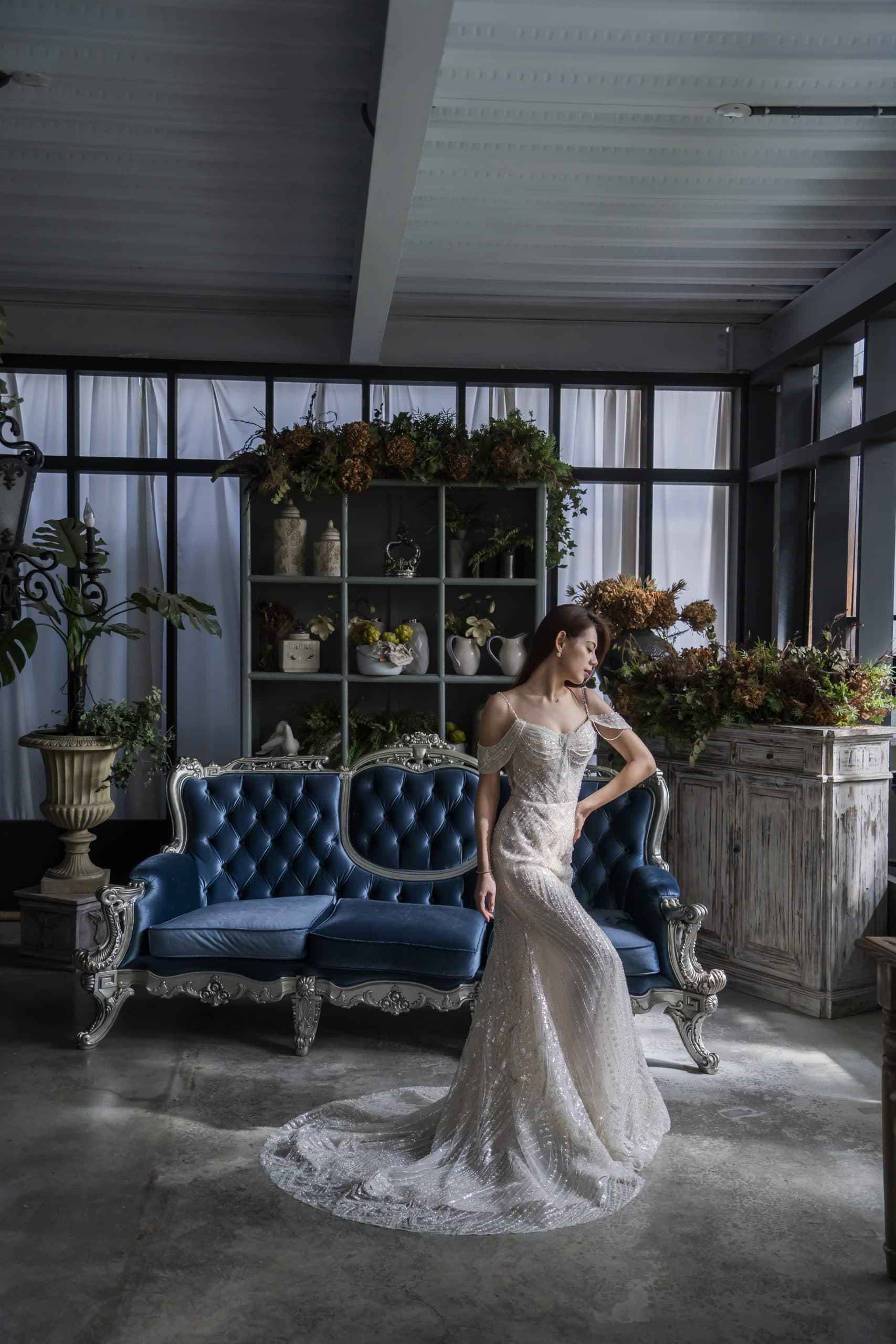 夢幻高級訂製婚紗品牌｜比堤婚紗｜高貴名媛風亮部細節